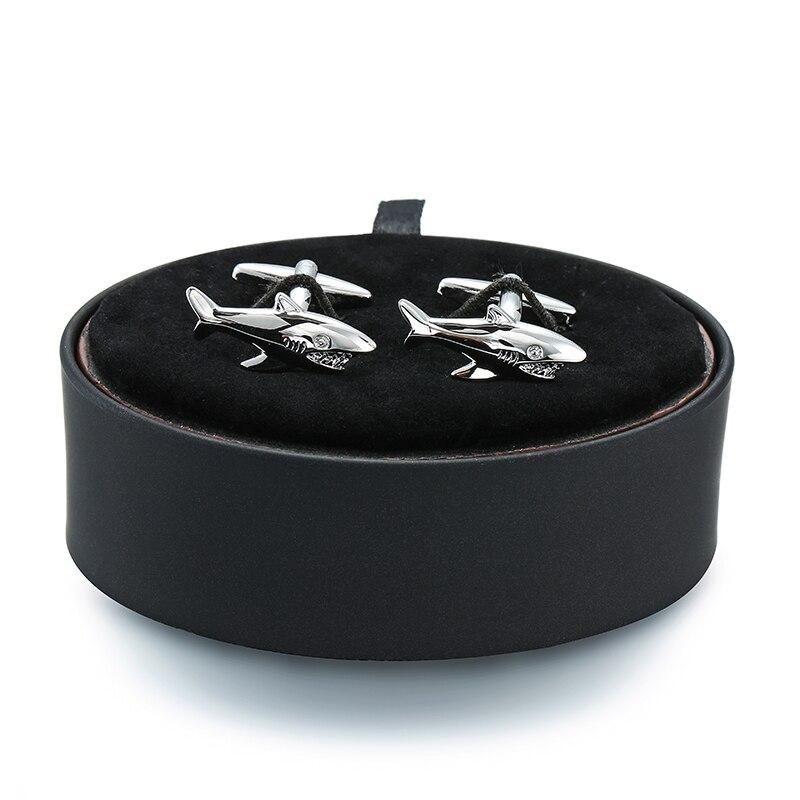 Pietro Black Leather Jewelry Gift Box for Cufflinks GR 
