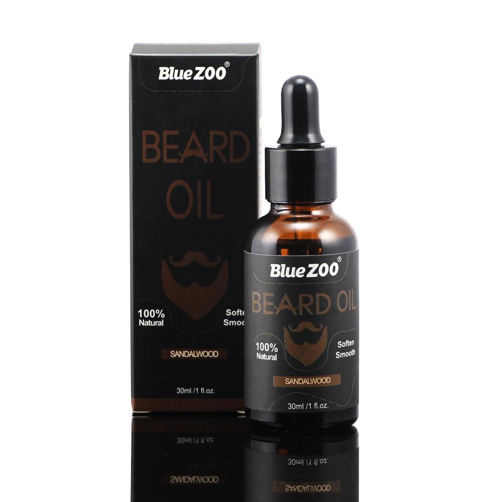 Premium Beard Oil and Softener Blue Zoo Sandalwood 