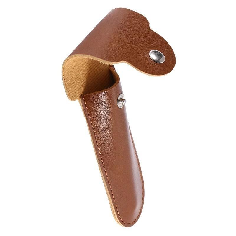 Premium Leather Travel Pouch For Safety Razor | Gentleman Rules