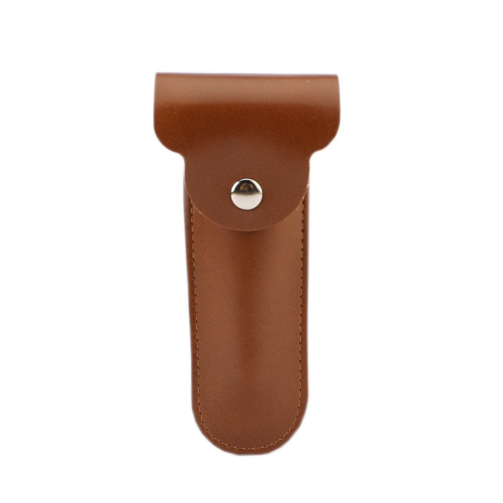 Premium Leather Travel Pouch For Safety Razor | Gentleman Rules