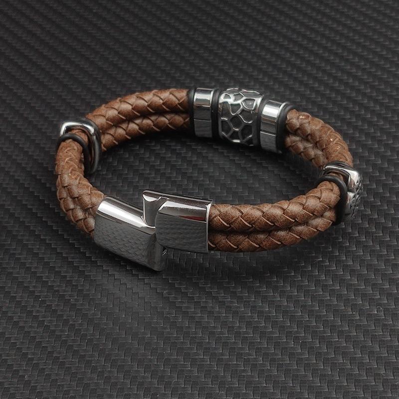 Rickard Nordic Braided Leather Bracelet GR 