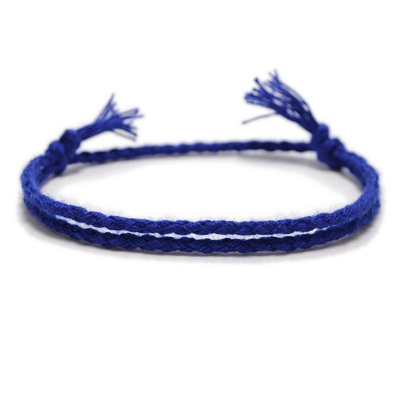 Roberto Minimalist Rope Bracelet GR Dark Blue 