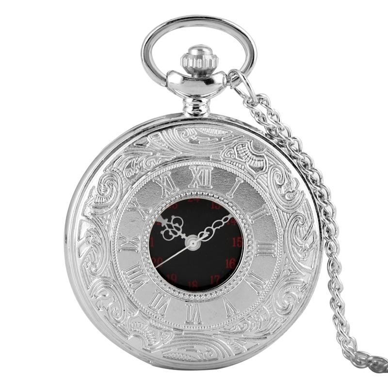 Roma Pocket Watch Silver GR 80 cm 