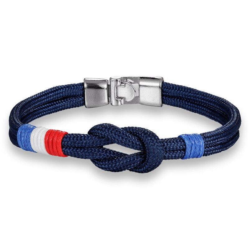 Saint-Tropez Infinity Knot Bracelet GR Dark Blue 