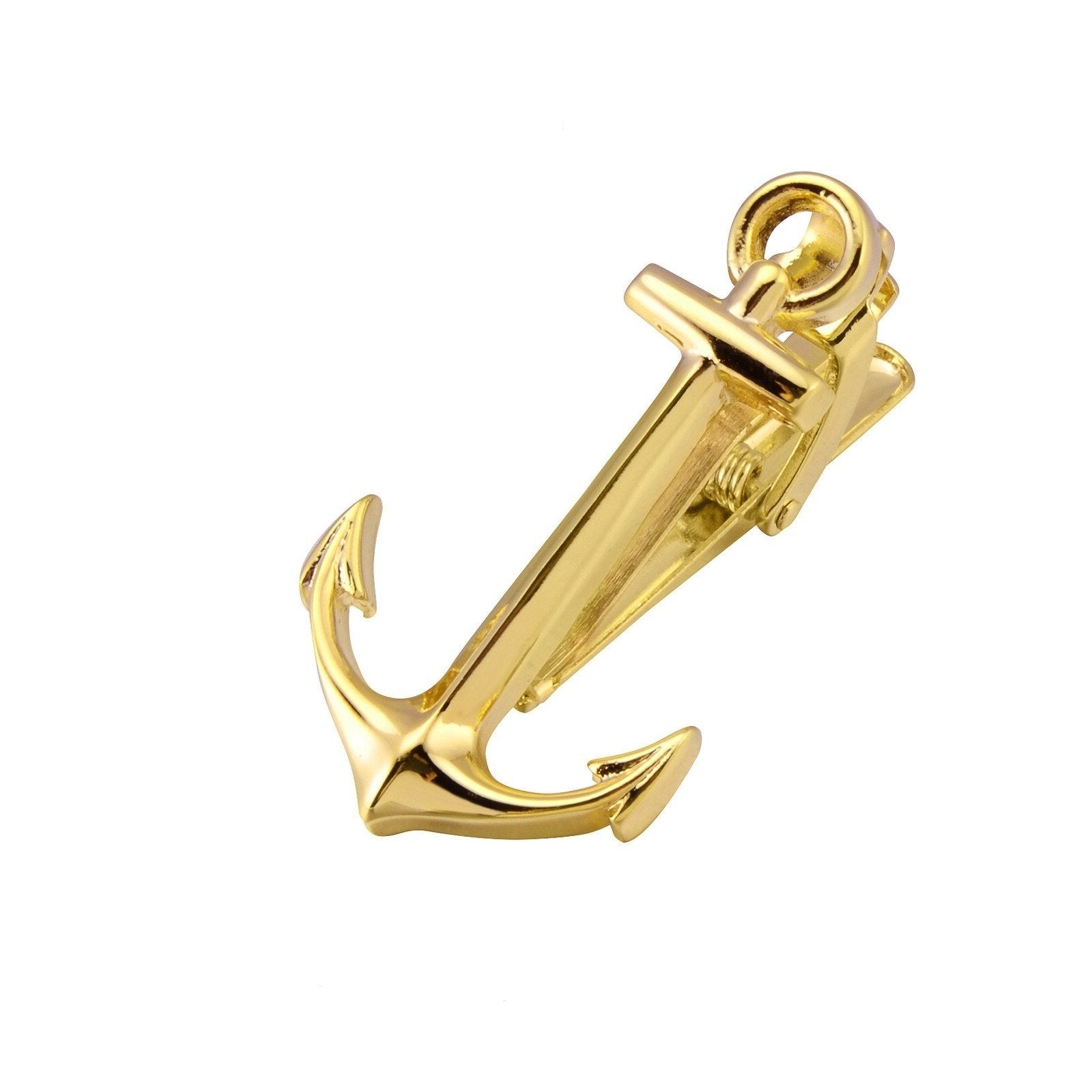 Seaman Anchor Tie Clip GR Golden 