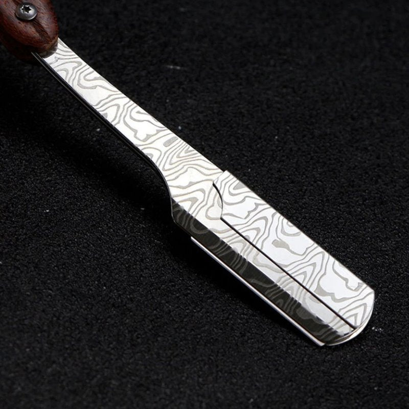 Shavette Shaving Razor With Handmade Wooden Handle | Gentleman Rules