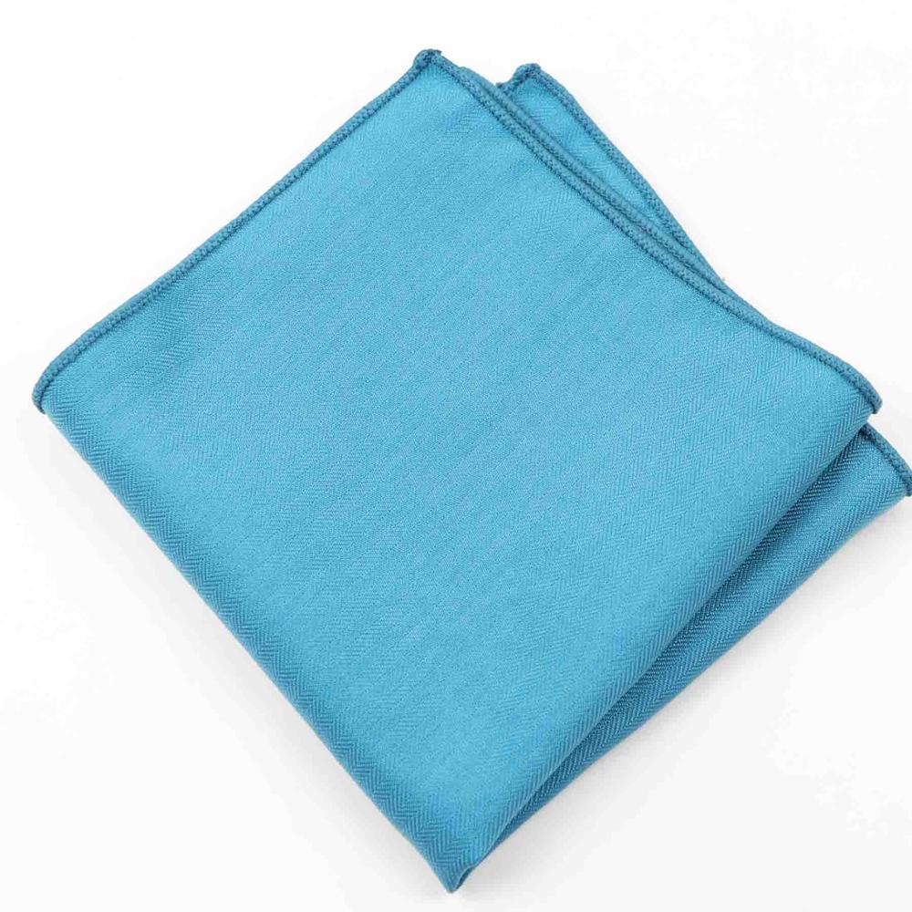 Solid Colour Cotton Handkerchief GR Aquamarine 