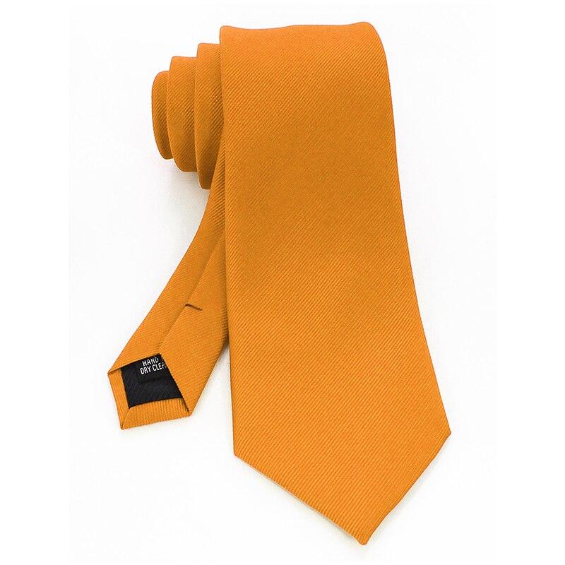 Solid Silk Twill Tie GR Orange 