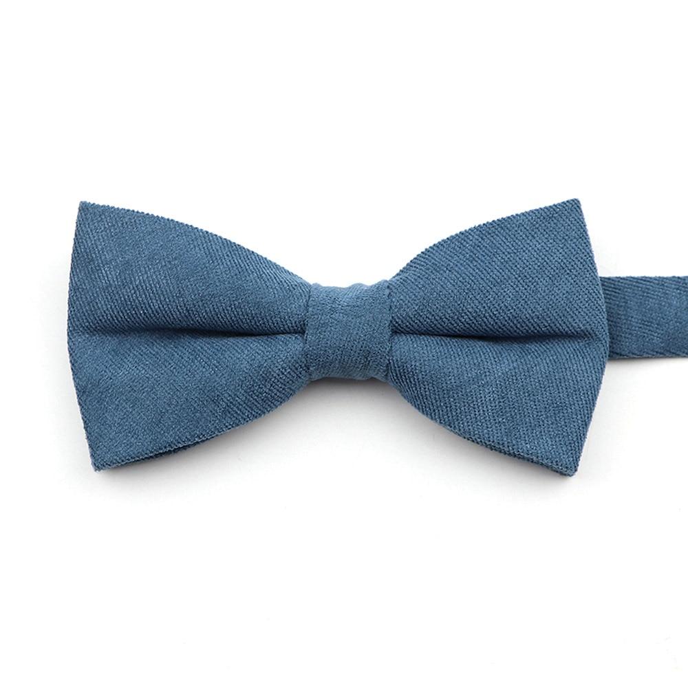 Solid Soft Cotton Bow Tie Pre-Tied GR Teal 