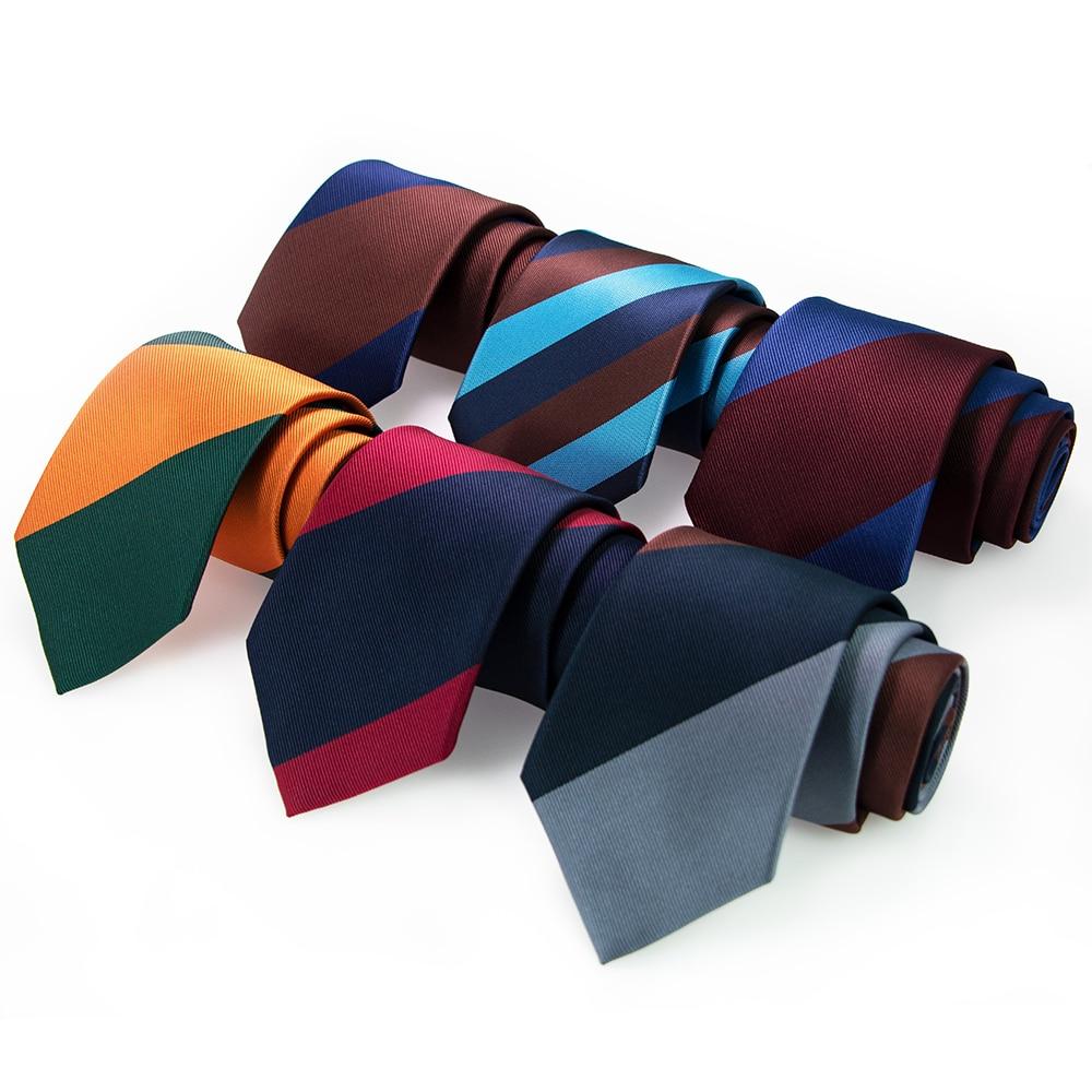 Cravate En Soie 100% Tie Your Tie Firenze - Rayures Multicolores - Fait Main En Italie - Classique