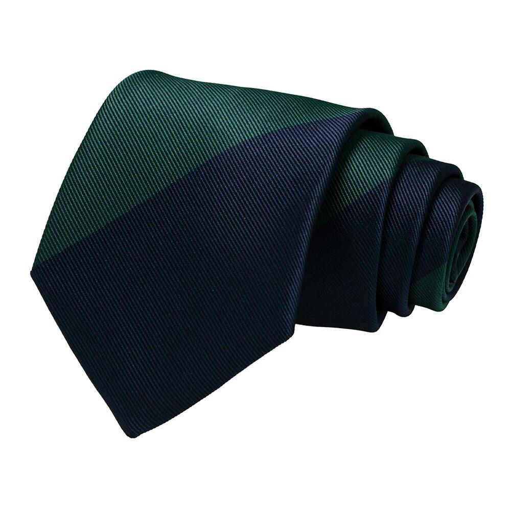 Striped Silk Tie GR Blue & Green 