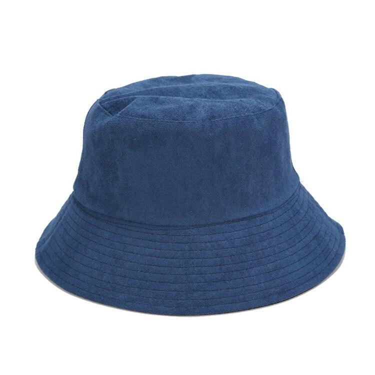 Suede Bucket Hat GR Blue 54-59 CM 