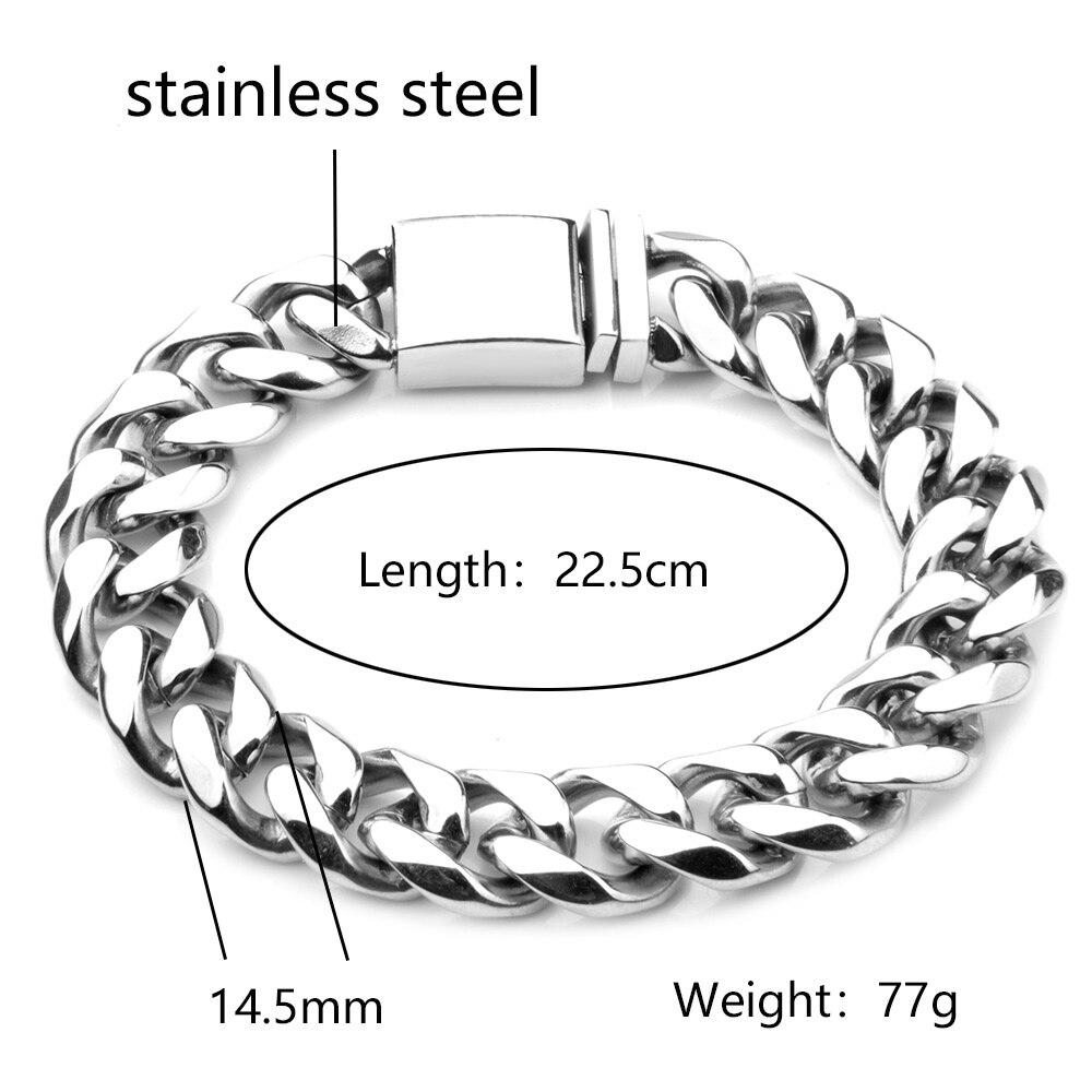 Sven Stainless Steel Chain Bracelet GR 