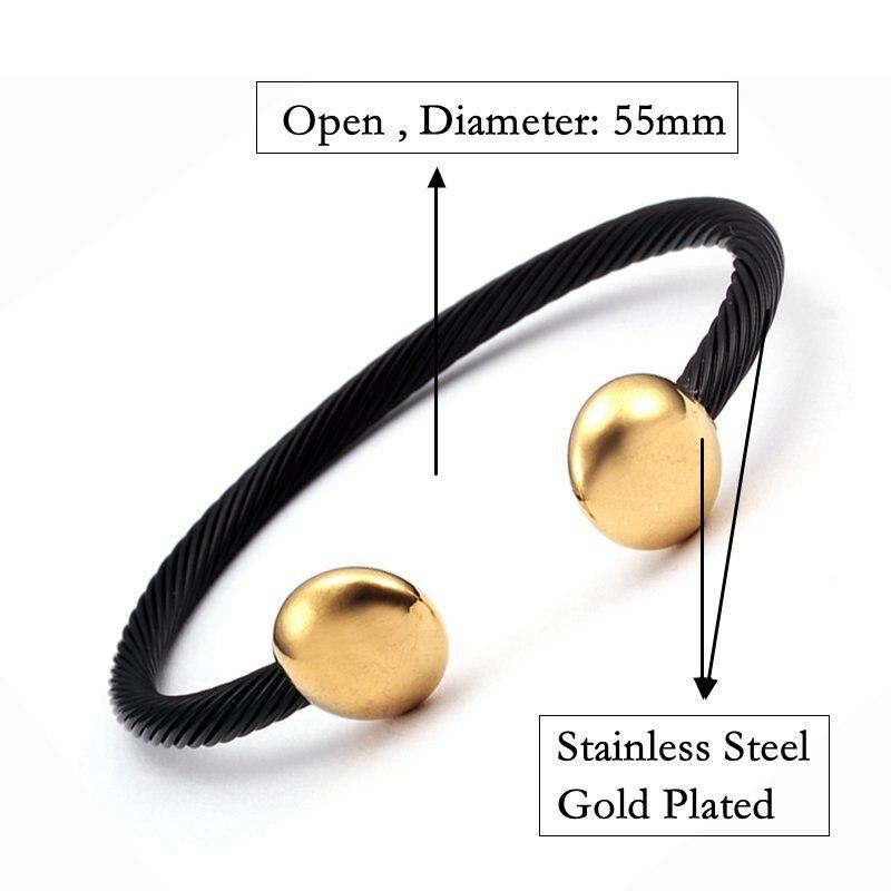 Thomas Stainless Steel Cuff Bracelet GR 