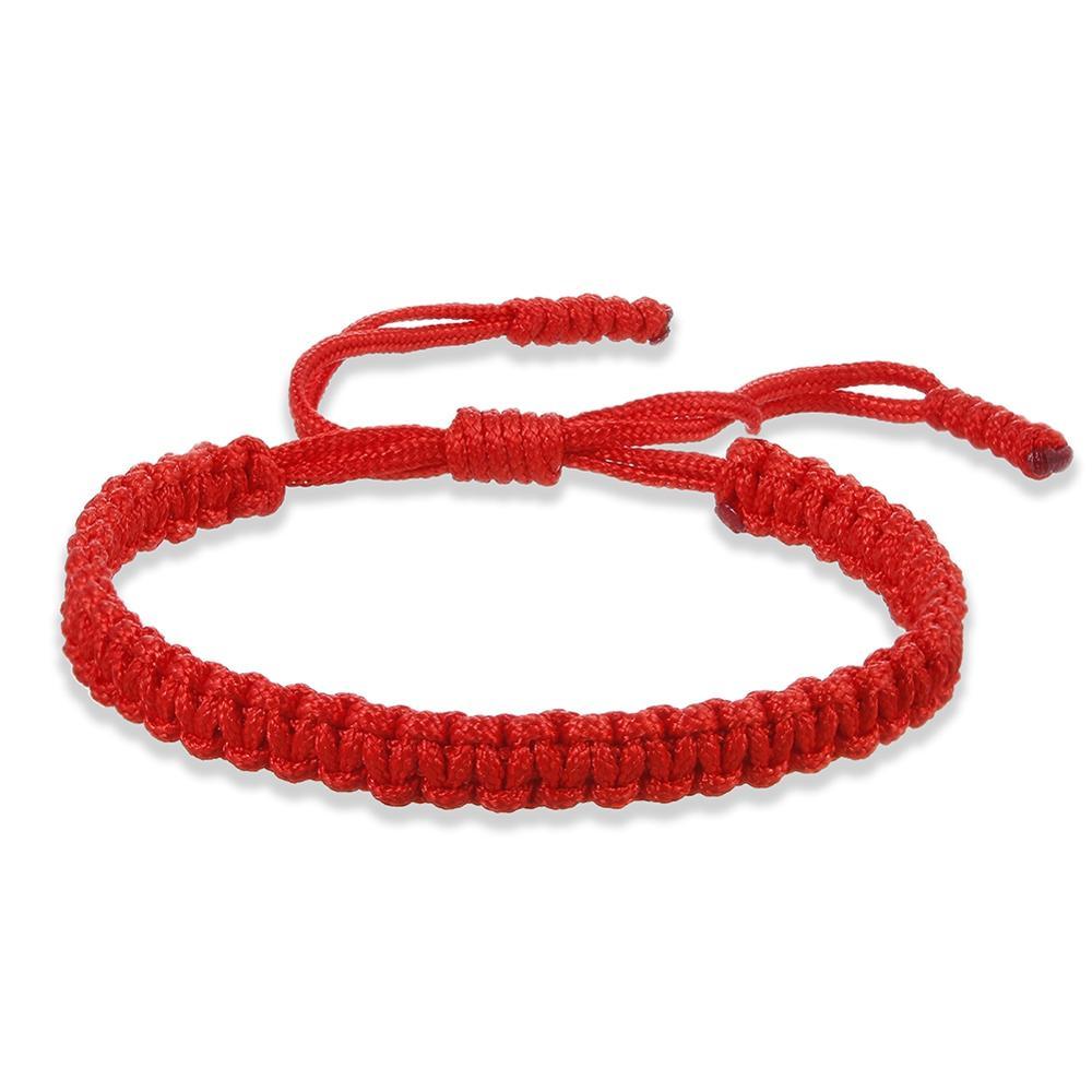 Tibetan Paracord Bracelet GR red 