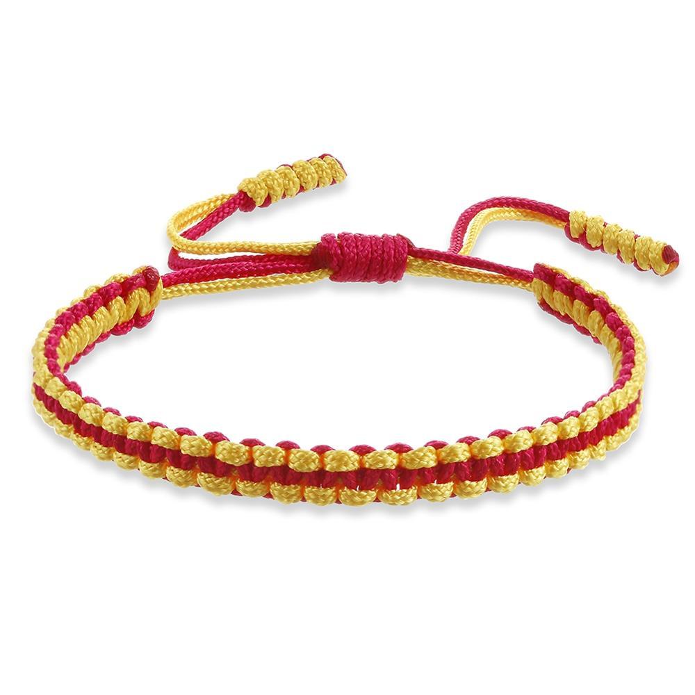 Tibetan Paracord Bracelet GR yellow 