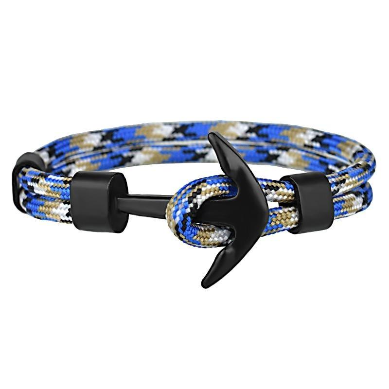 Torino Dark Anchor Bracelet GR Blue Marine 