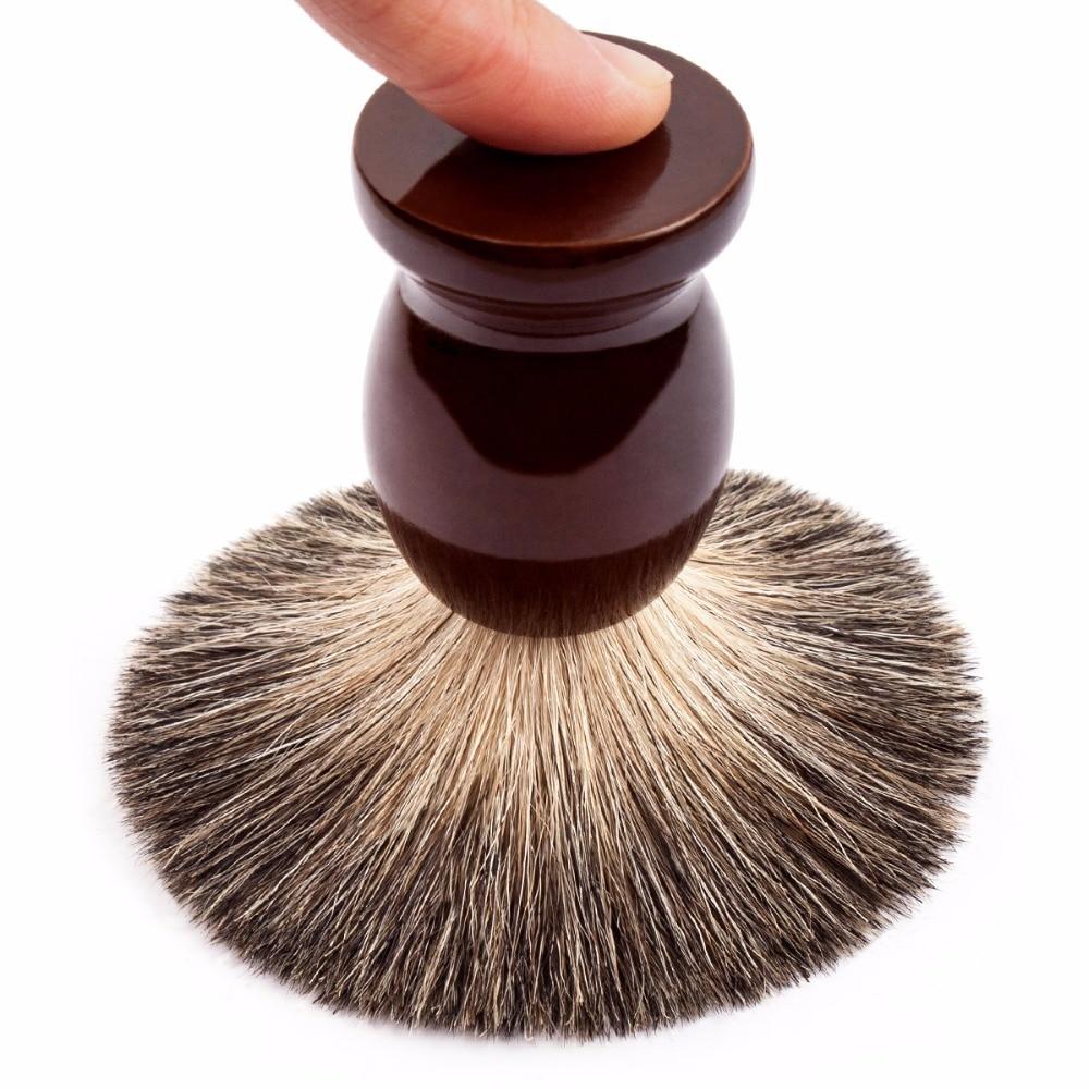 Traditional Pure Badger Hair Shaving Brush With Wooden Handle GR 