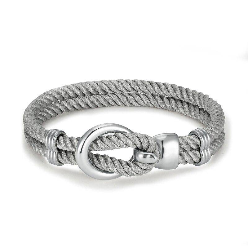Treviso Rope Bracelet GR Grey 