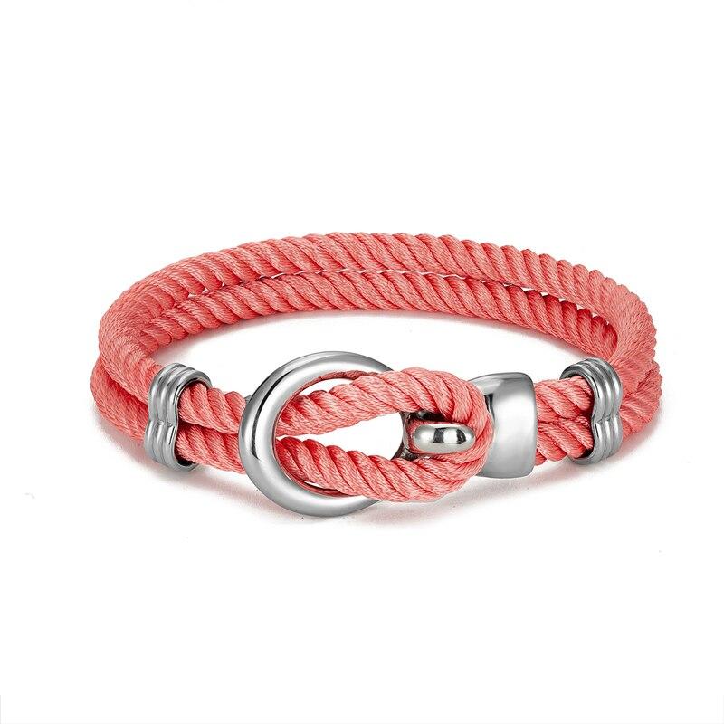 Treviso Rope Bracelet GR Pink 