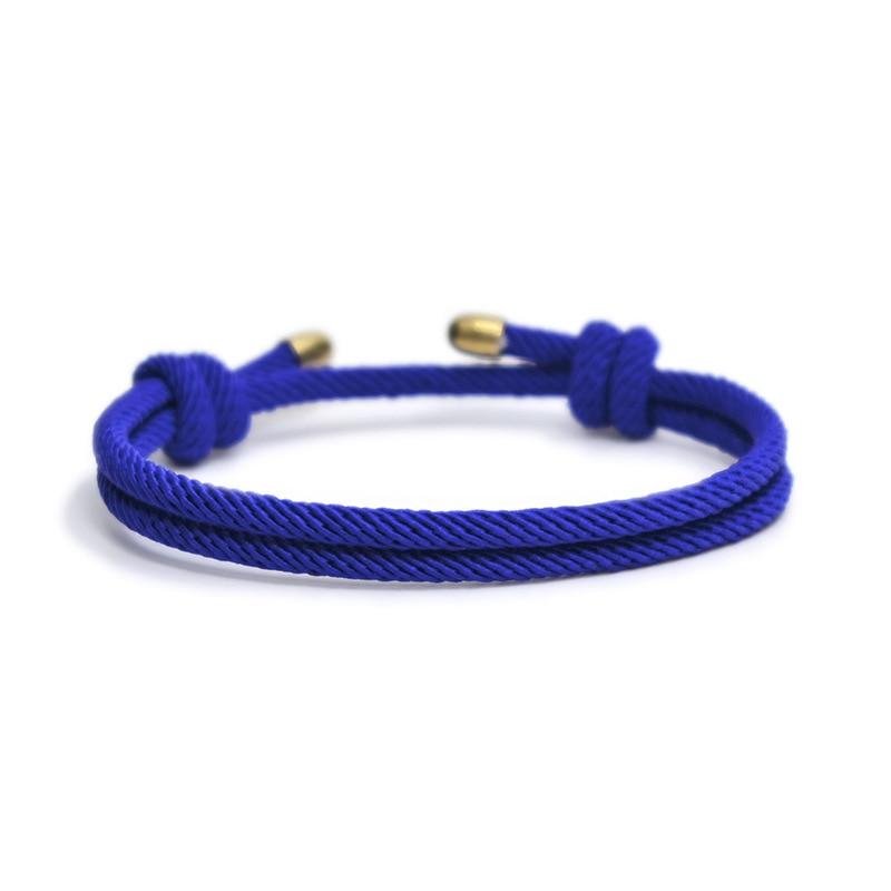 Ulf Minimalist Double Rope Bracelet GR Blue 