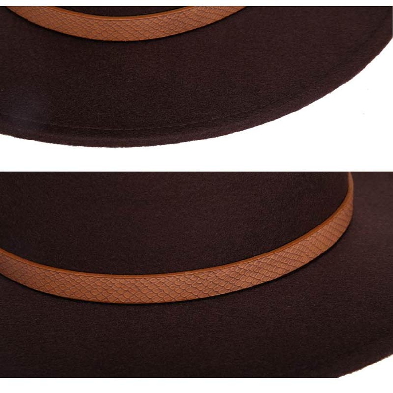 Valencia Fedora Hat With Leather Band gntlmnrls 