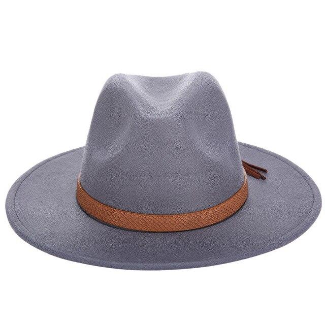 Valencia Fedora Hat With Leather Band gntlmnrls Gray 56-58CM 