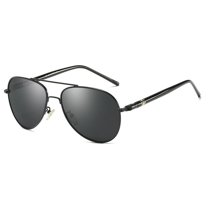 Varadero Karl Polarized Aviator Sunglasses GR Black 