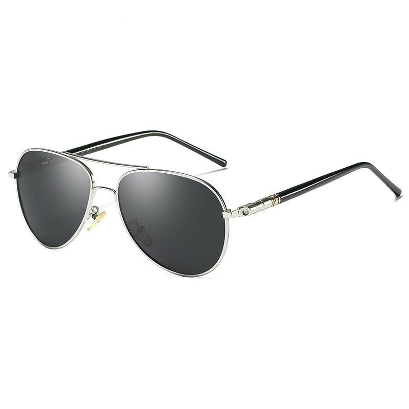Varadero Karl Polarized Aviator Sunglasses GR Silver 