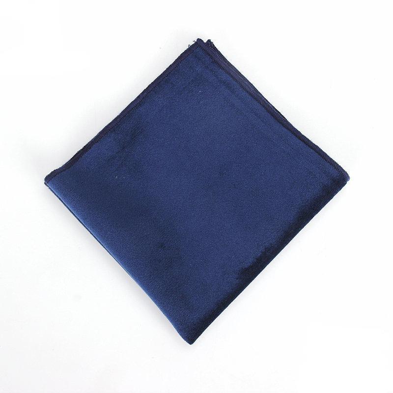 Velvet Pocket Square GR Blue 