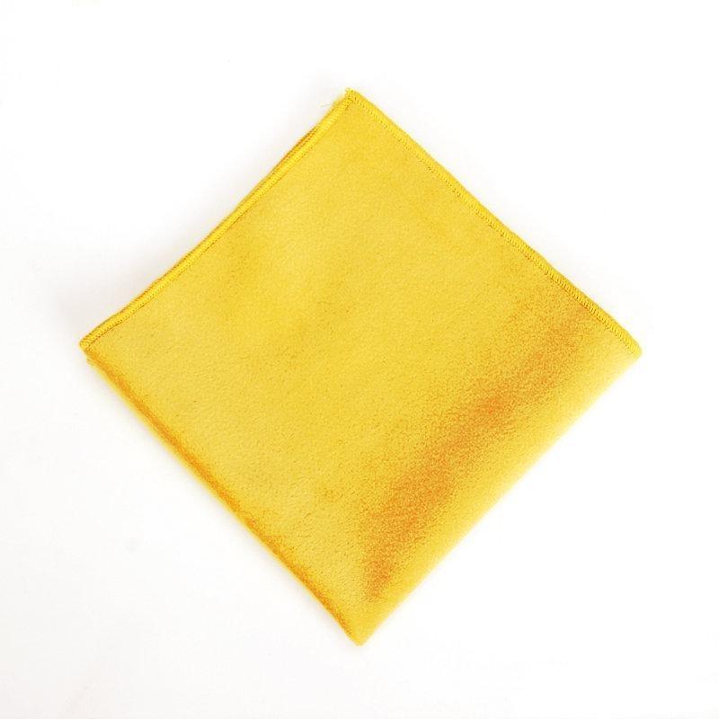 Velvet Pocket Square GR Yellow 