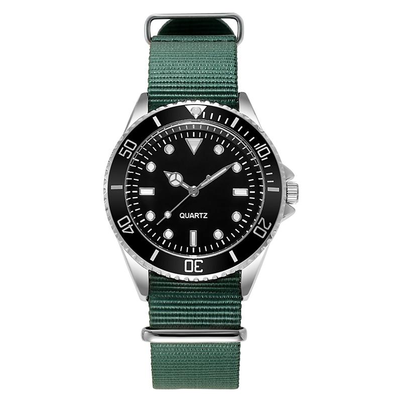 Victor Stainless Steel Sport Watch With Nylon Strap GR Green 