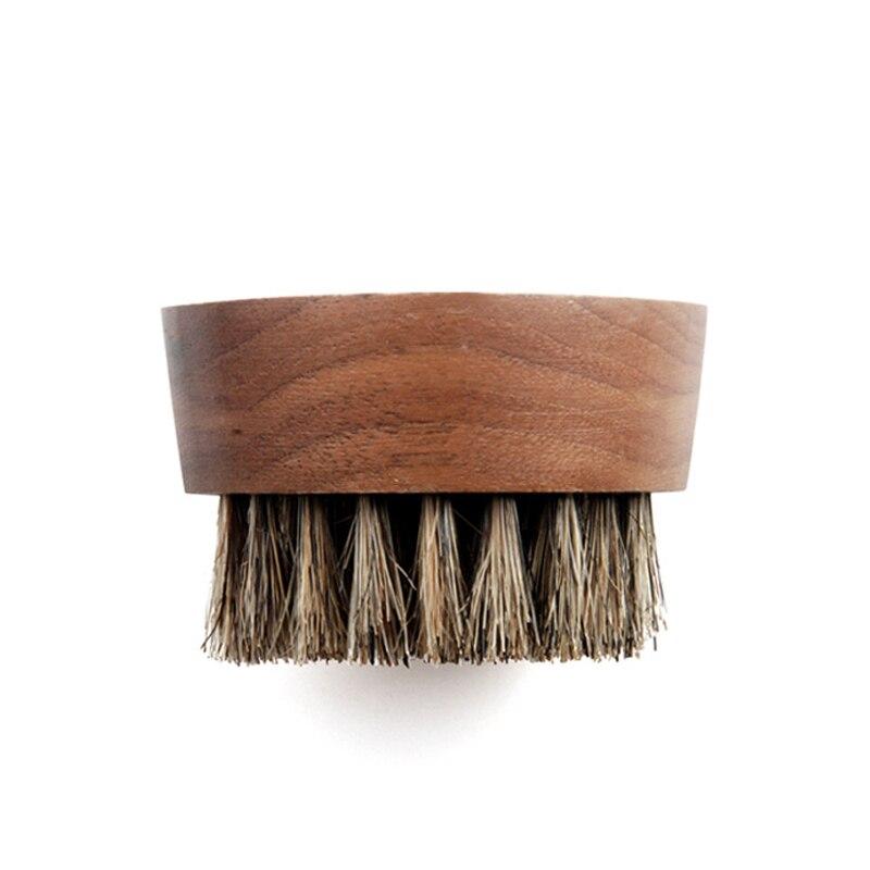 Walnut Wood Boar Bristle Beard Brush 
