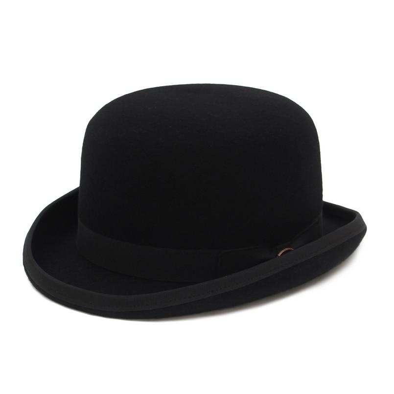 Wool Felt Bowler Hat GR BLACK China S (55cm)