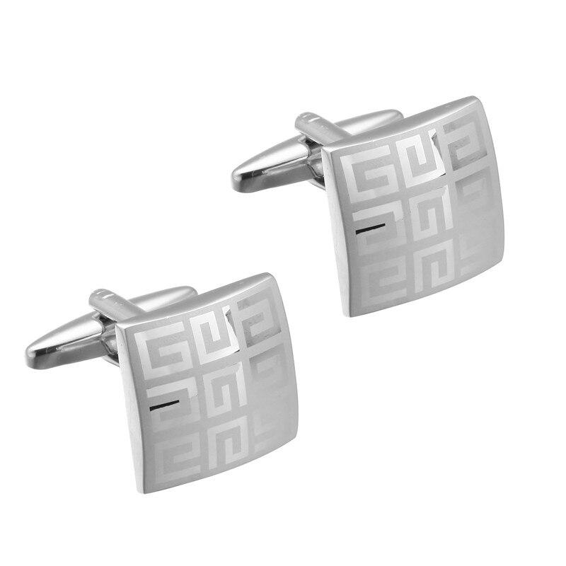 Zeus Solid Silver-Tone Cufflinks | Gentleman Rules